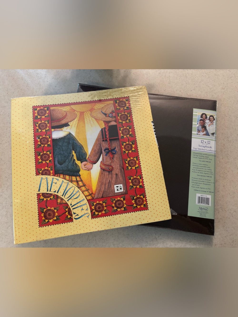 3 NEW 12x12 Scrapbooks and paper refills (all shown)